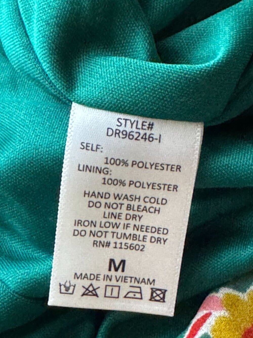 Lush Floral Mini Dress Green Pink Floral Ruched Bodycon Feminine Size M - Picture 8 of 10